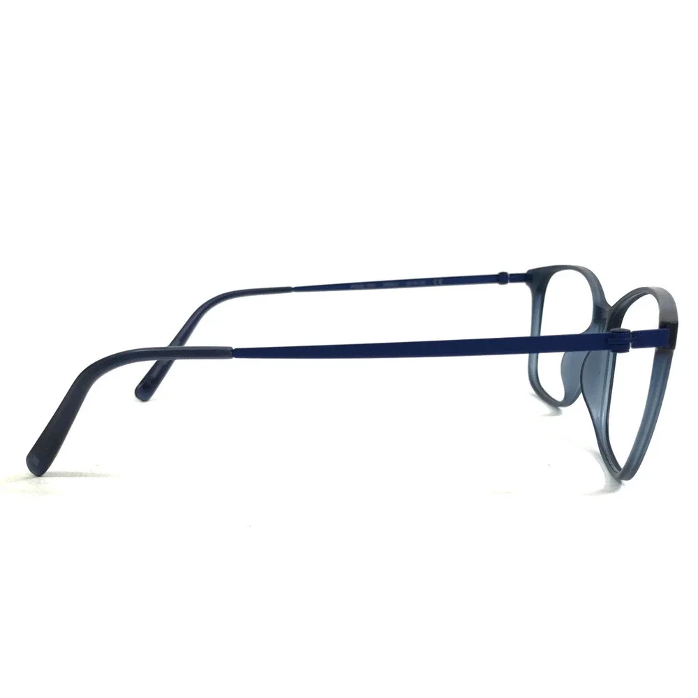 Modo Eyeglasses Frames 7031 MGBLU Matte Greyish Blue Cat Eye 53-16-140
